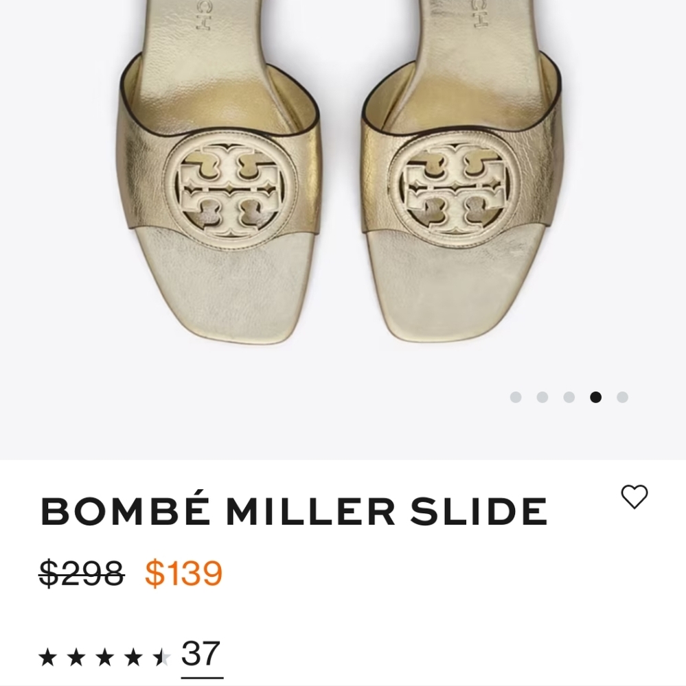 NWOT! $298 Tory Burch, Size 7 - Picture 8 of 8